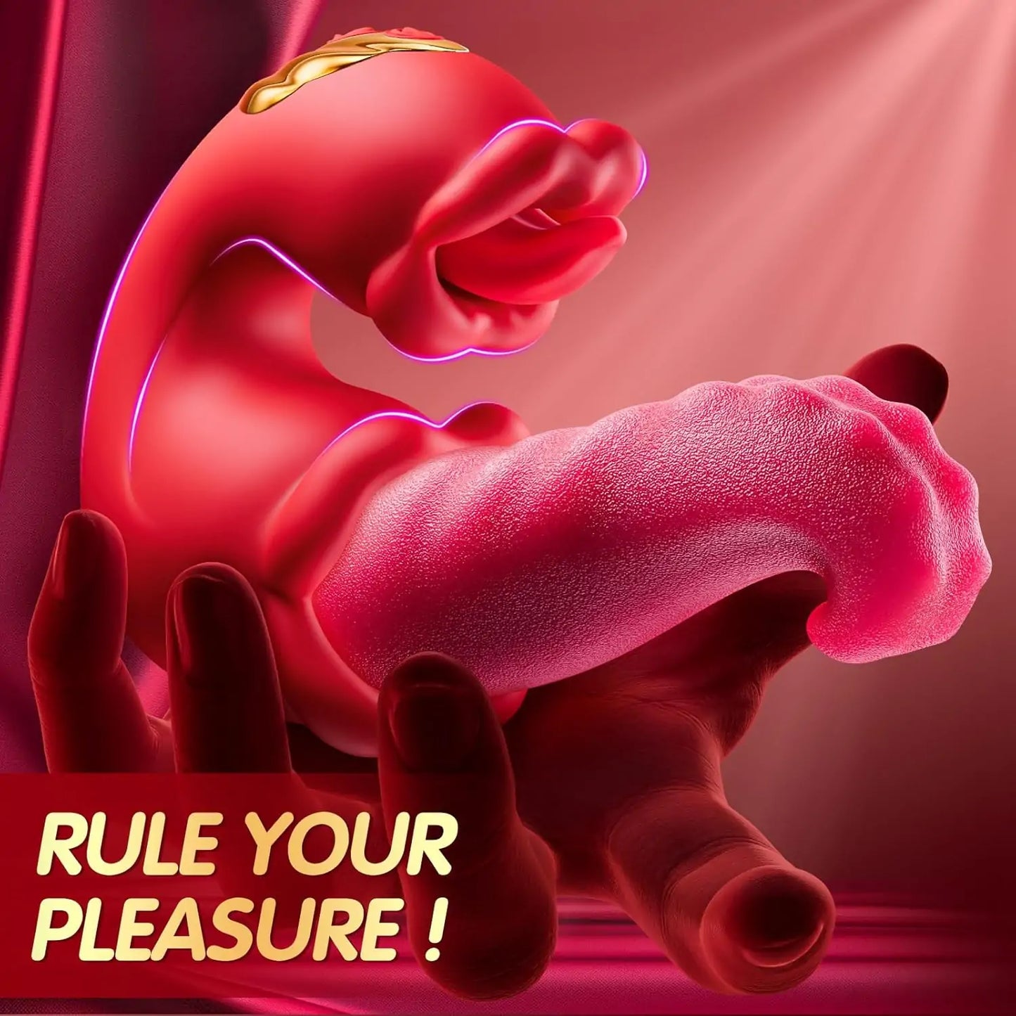 Tongue Thrusting Vibrator with Dual Motion