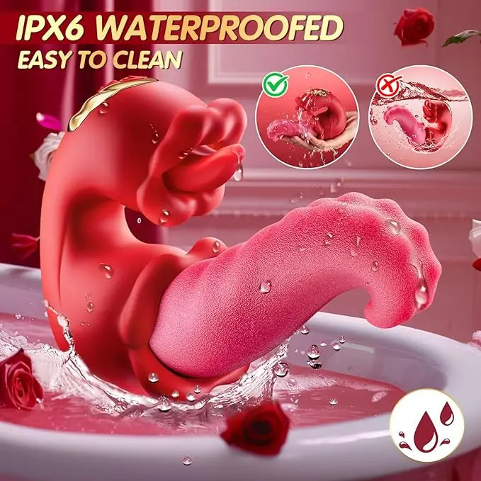 Tongue Thrusting Vibrator with Dual Motion