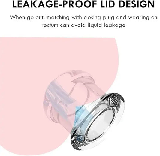 Transparent Hollow Tunnel Anal Plug