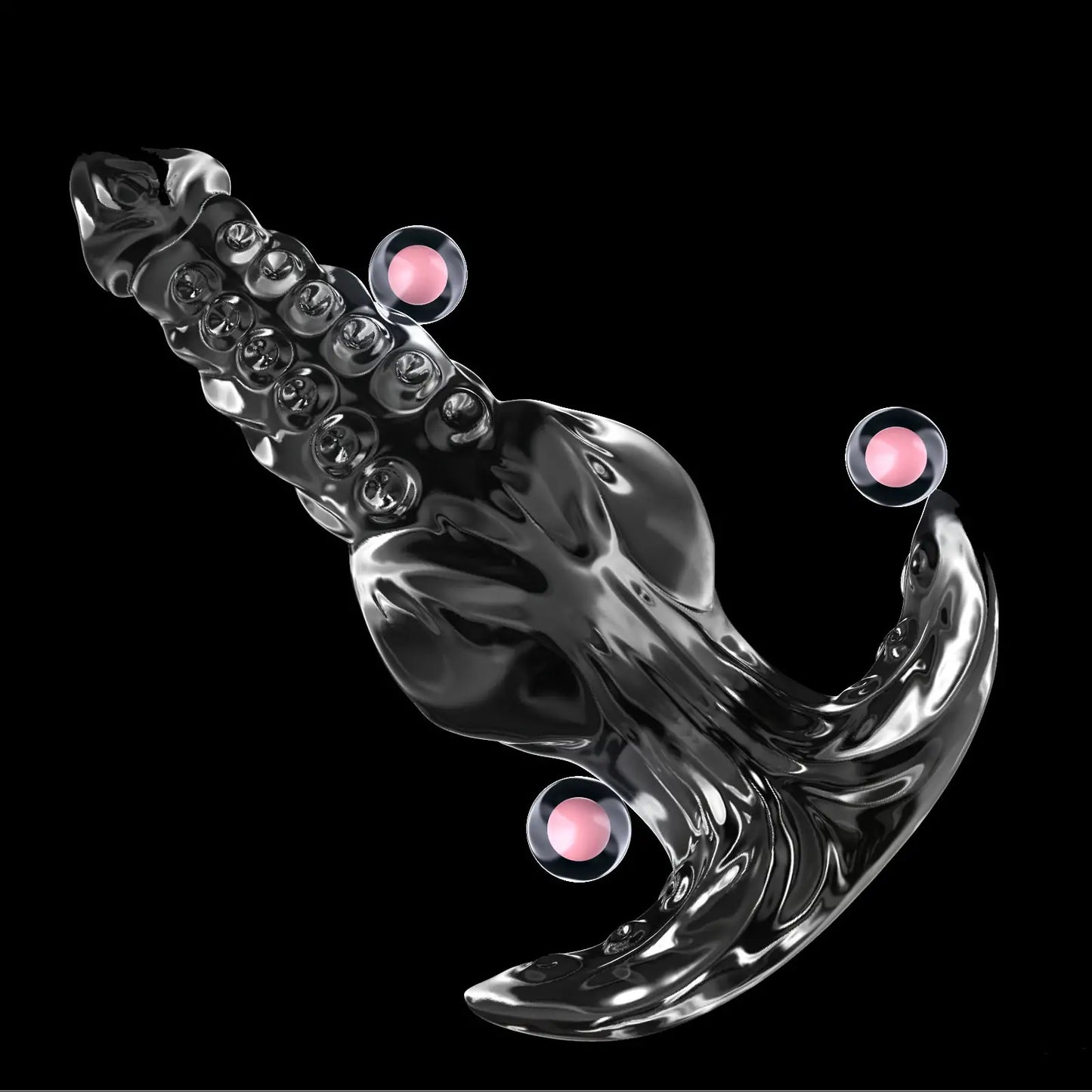 Transparent Octopus Tentacle Butt Plug