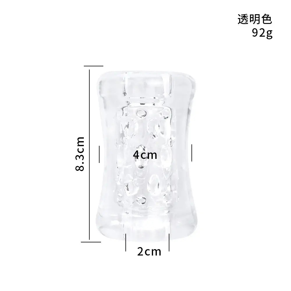 Trifecta Male Sleeve - Crystal Grip