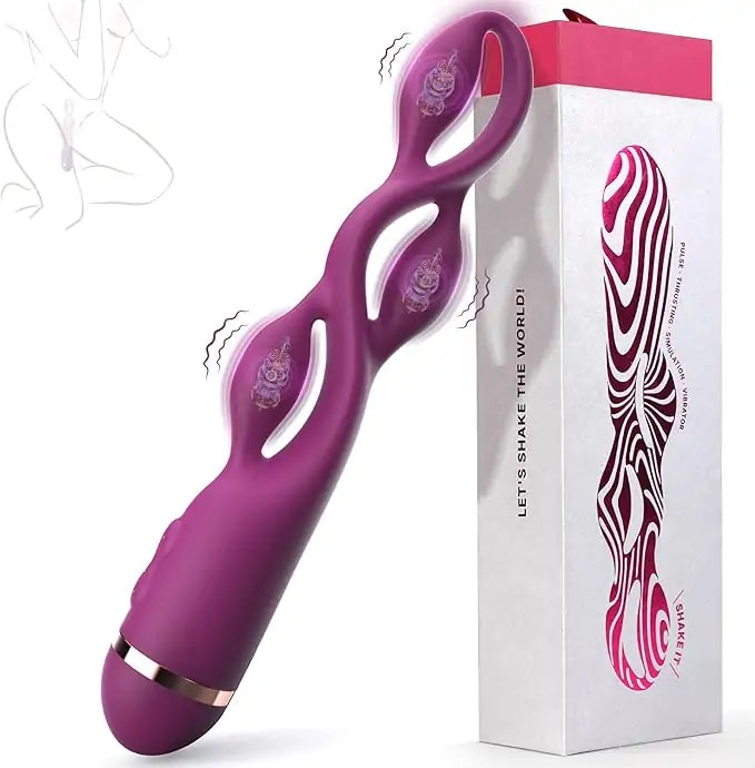 Triple Curve G-Spot Vibrator Wand