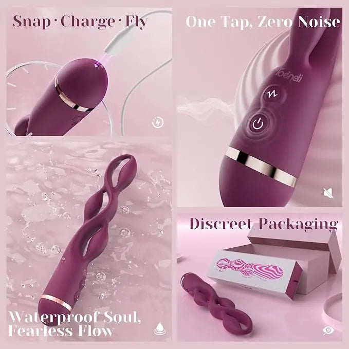 Triple Curve G-Spot Vibrator Wand
