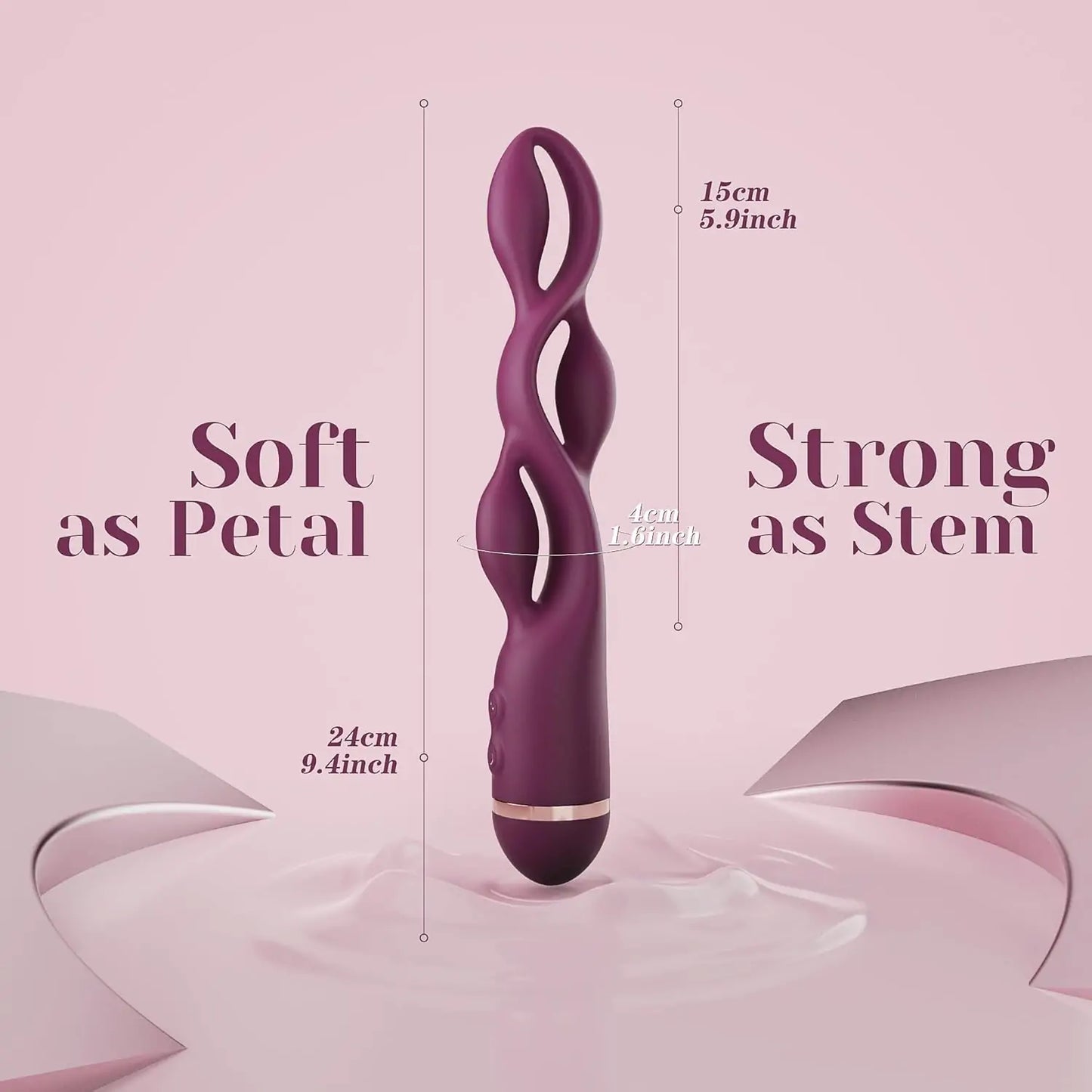 Triple Curve G-Spot Vibrator Wand