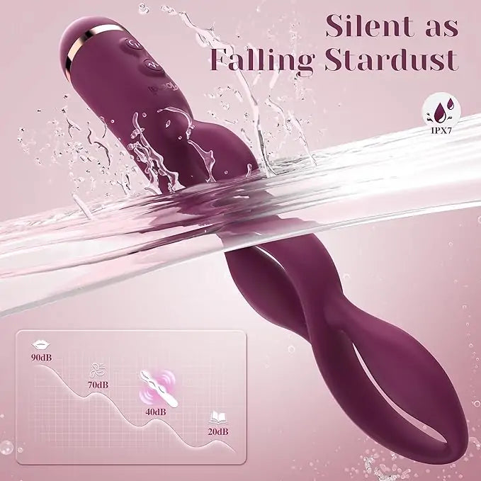 Triple Curve G-Spot Vibrator Wand