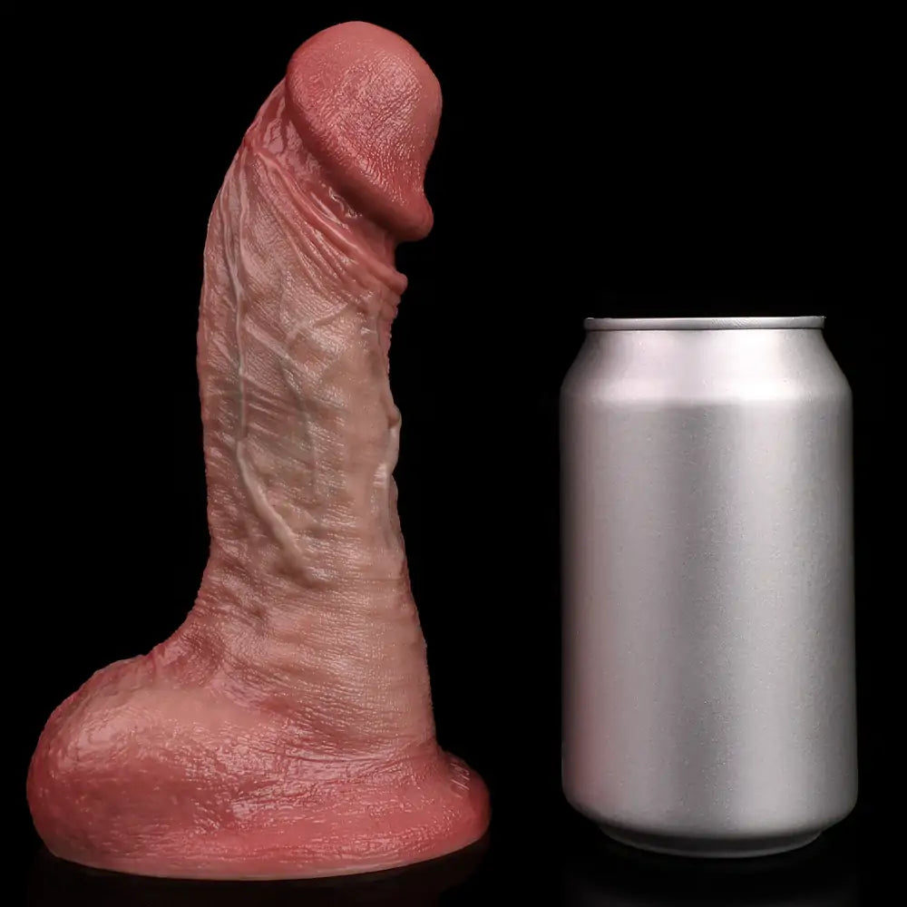 Triple Density Silicone Dildo 7.3 Inches