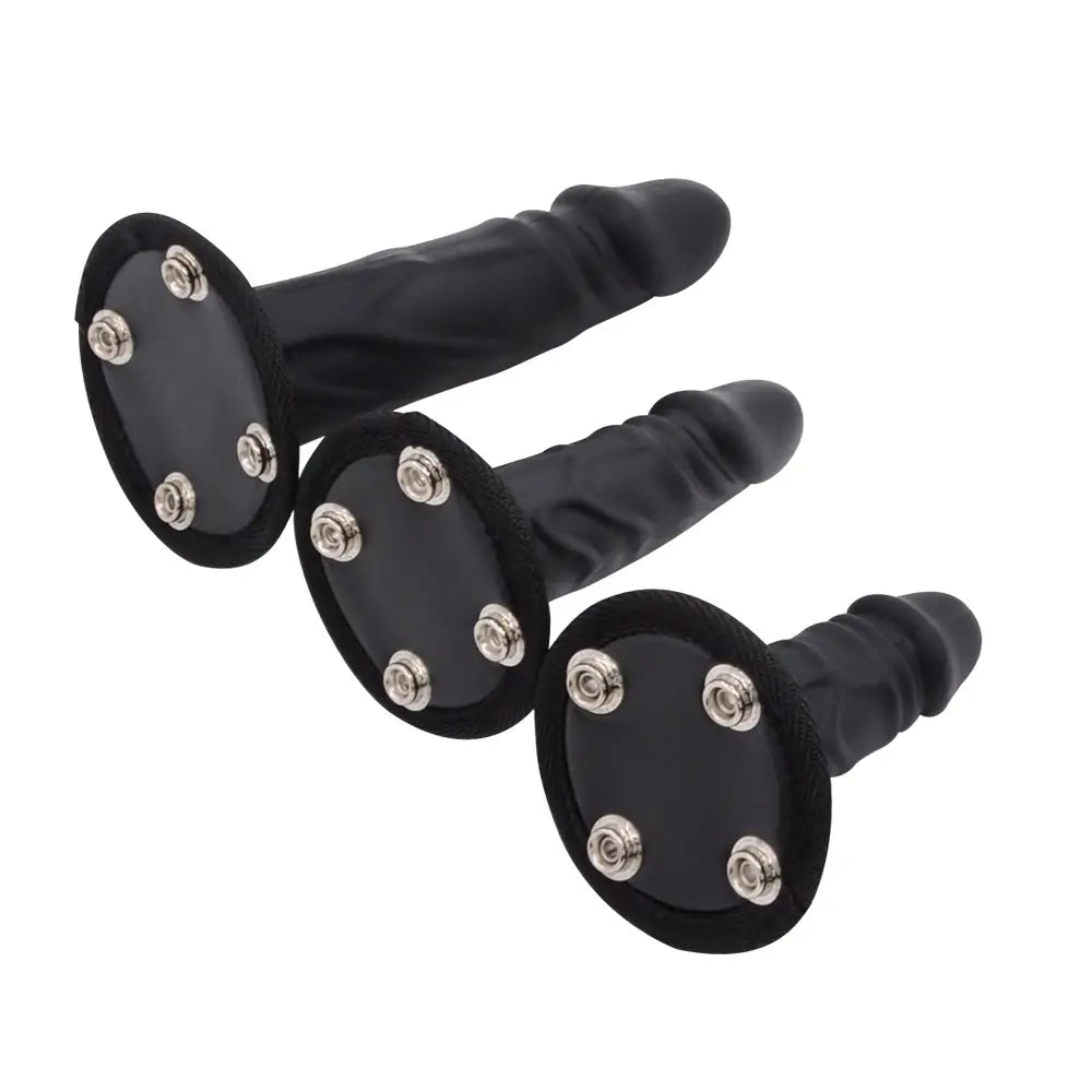 Triple Strap On Dildo — Detachable Set