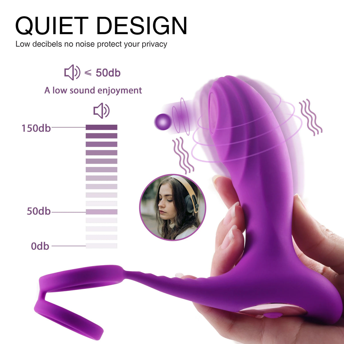 Triple Touch – Vibrating Butt Plug with Cock Ring & Prostate Massager