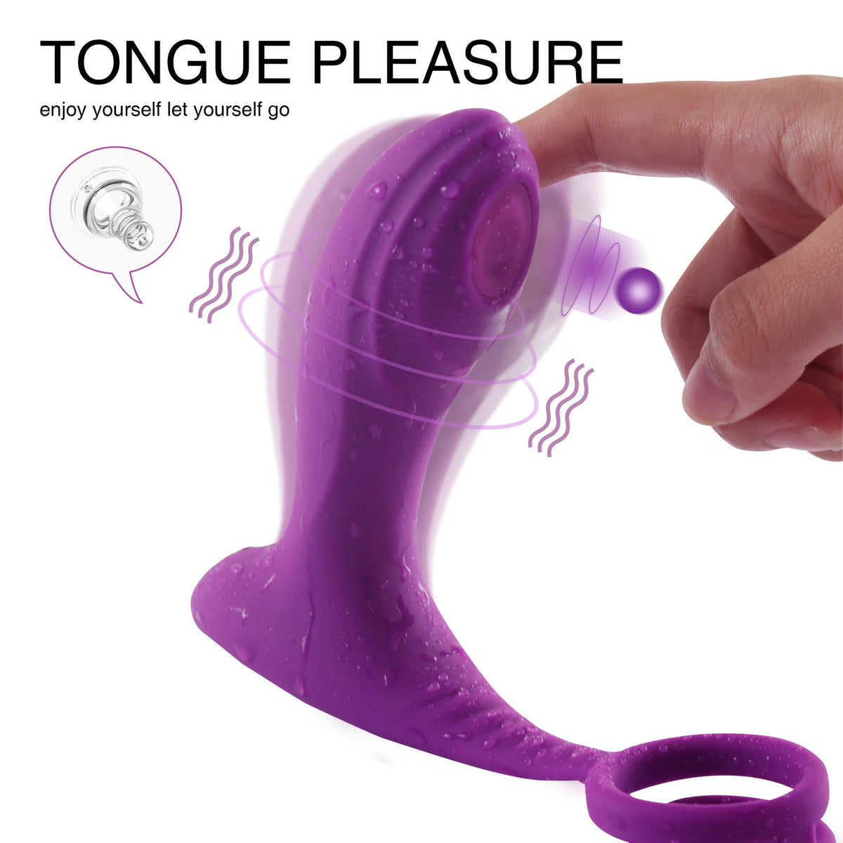 Triple Touch – Vibrating Butt Plug with Cock Ring & Prostate Massager