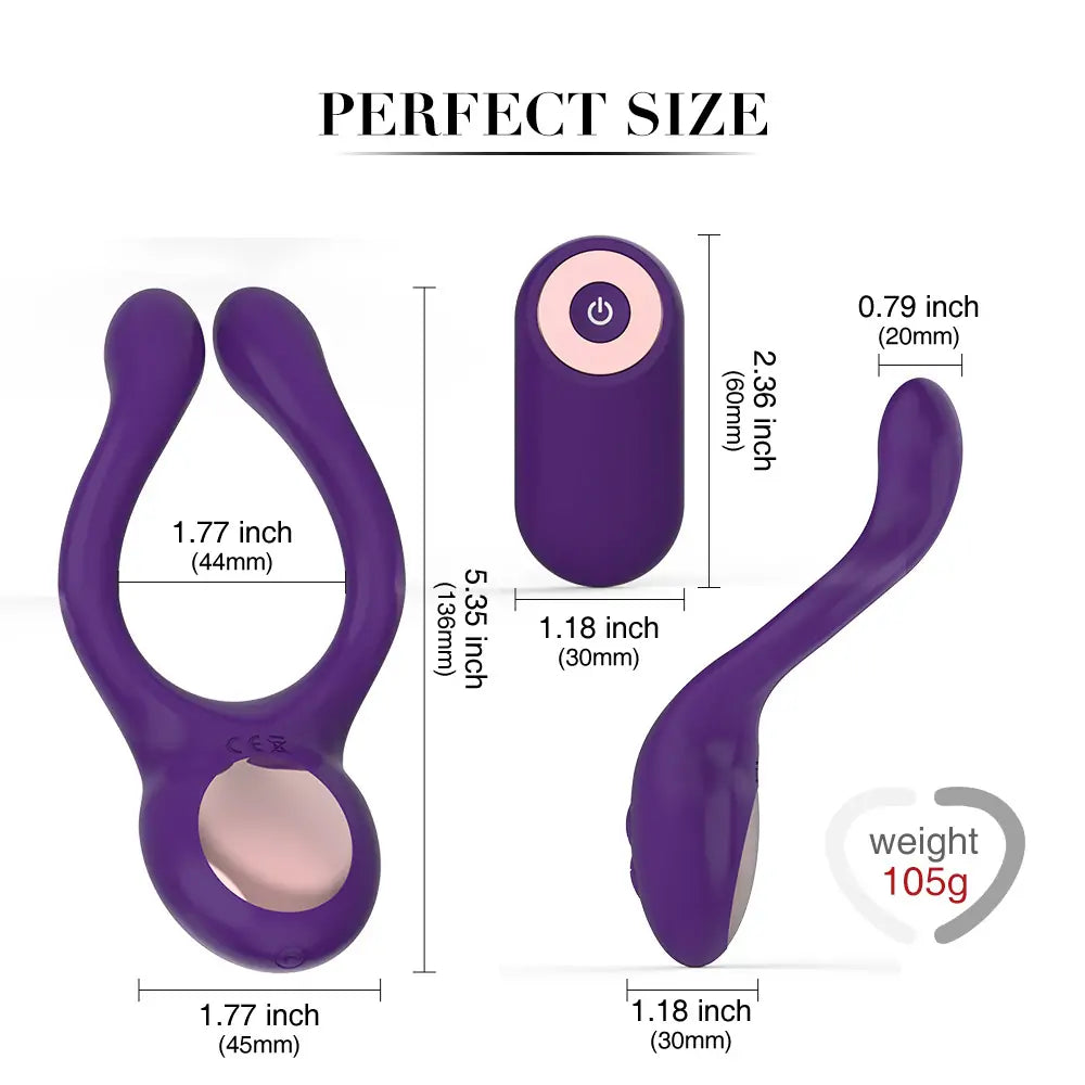 Tryst Massager – 7 Mode Cock Ring