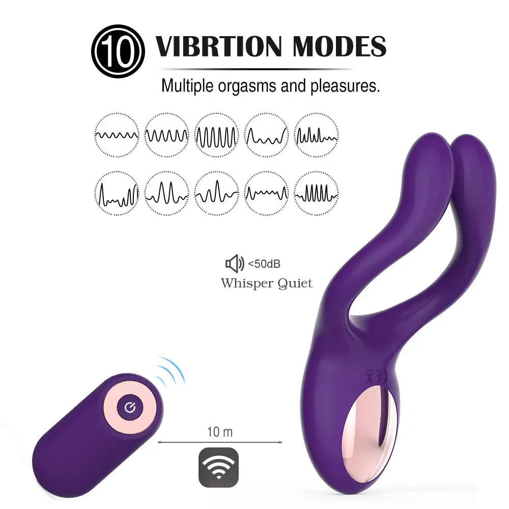 Tryst Massager – 7 Mode Cock Ring