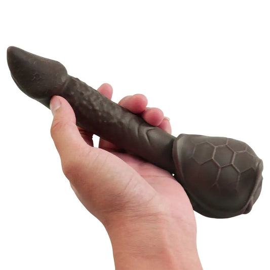 Turtle Shape Silicone Suction Dildo 6 Inches
