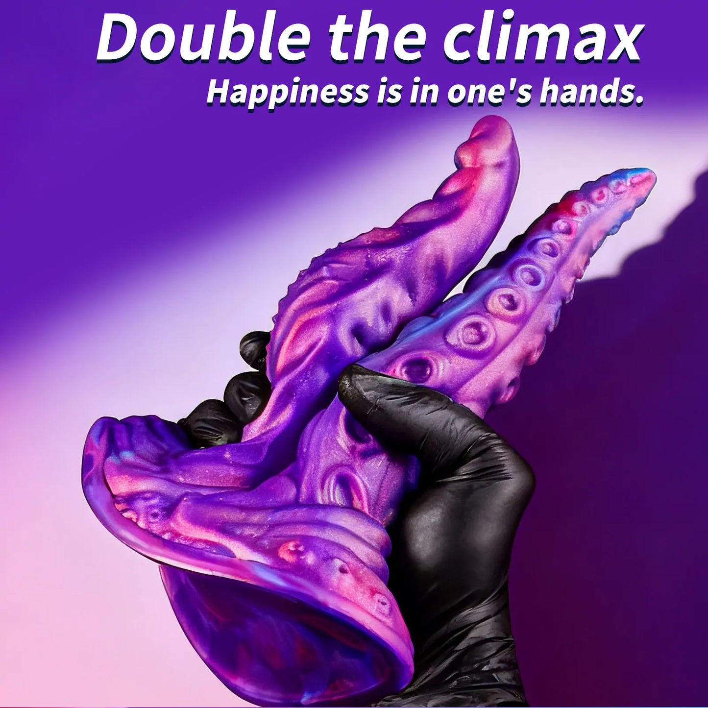 Twin Tentacle Fantasy Monster Dildo 8 Inches