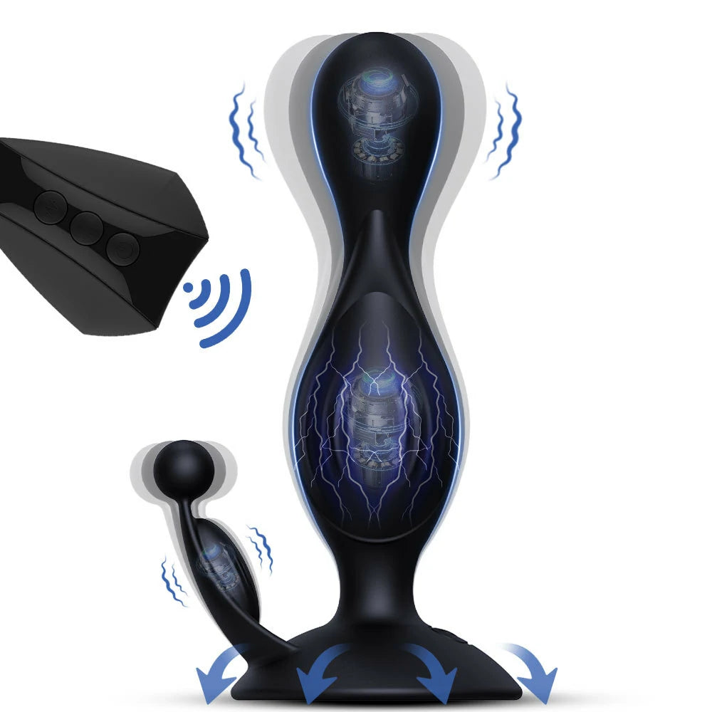 Twin Wave – Vibrating & Electro-Stimulation Prostate Massager