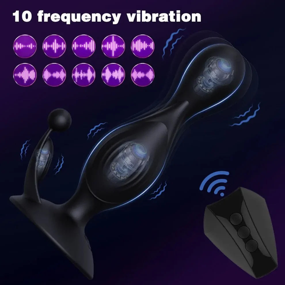 Twin Wave – Vibrating & Electro-Stimulation Prostate Massager
