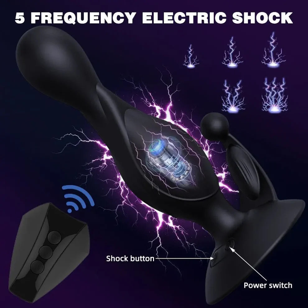 Twin Wave – Vibrating & Electro-Stimulation Prostate Massager