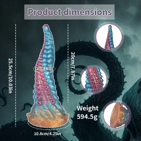 Twisted – Intense Texture Tentacle Dildo 7.8 Inches