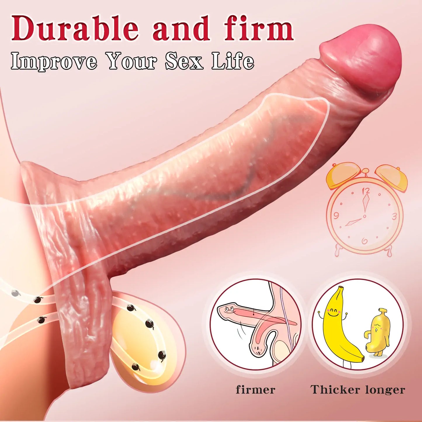 Ultra Realistic Penis Sleeve Extension