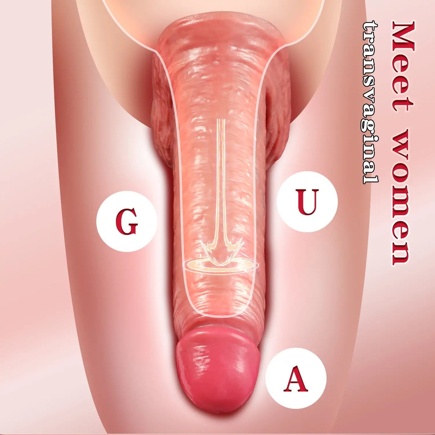 Ultra Realistic Penis Sleeve Extension