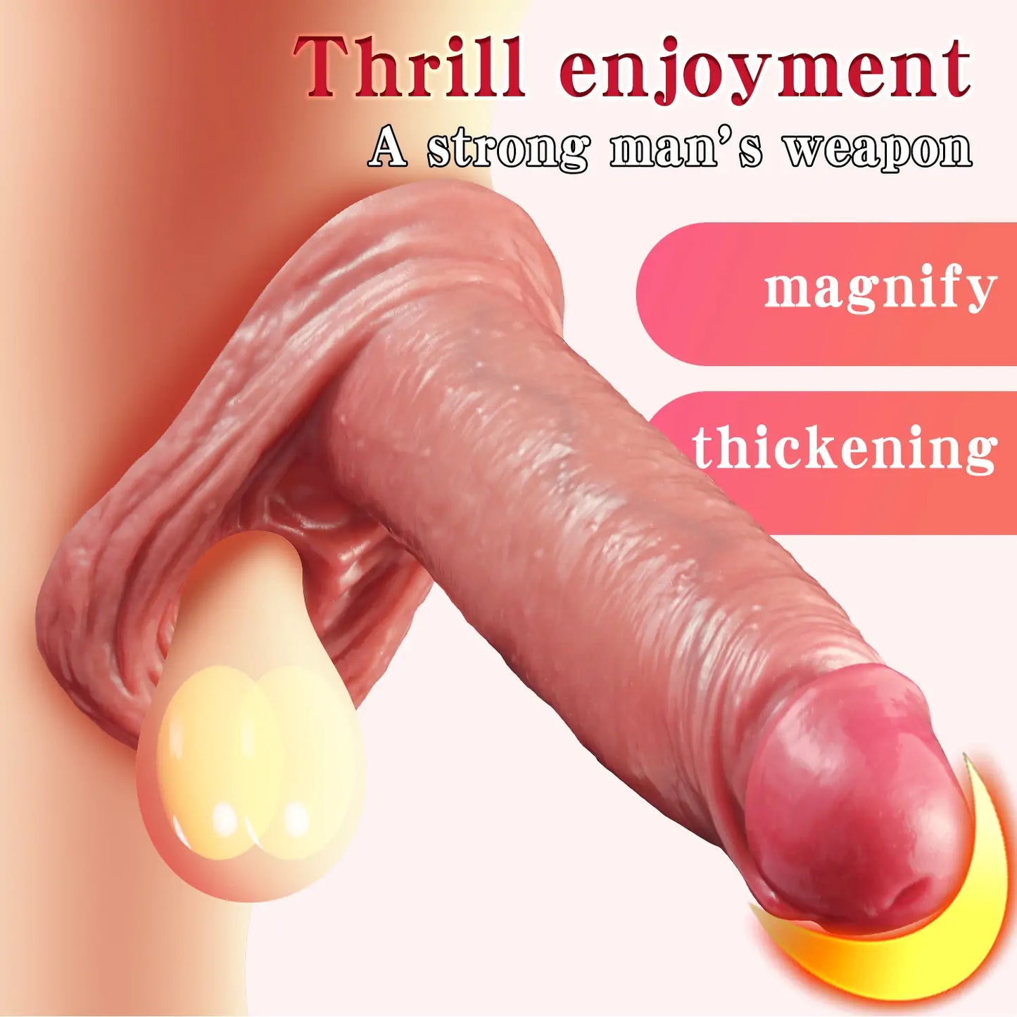 Ultra Realistic Penis Sleeve Extension