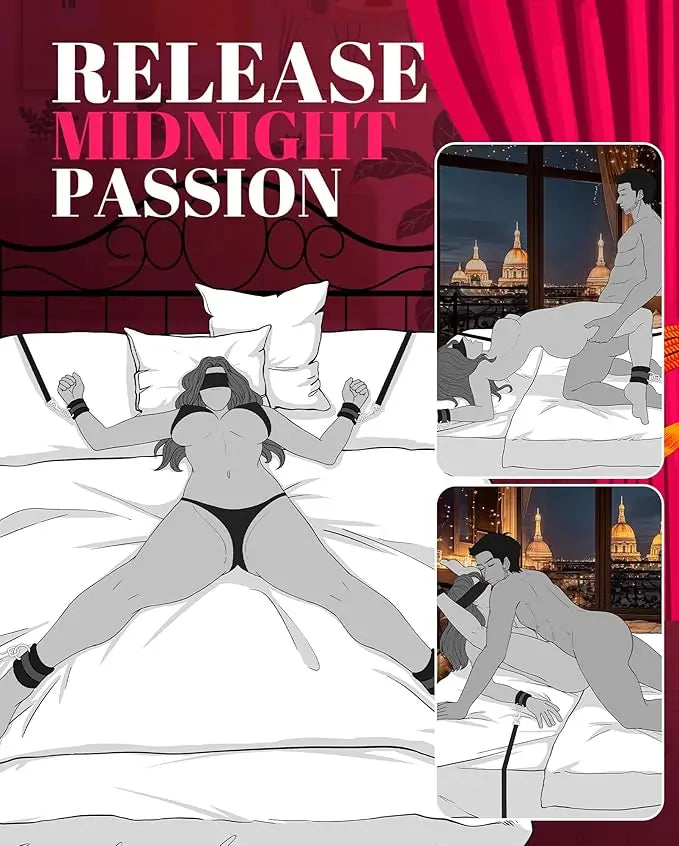 Under Bed Restraints – Adjustable Bondage Set