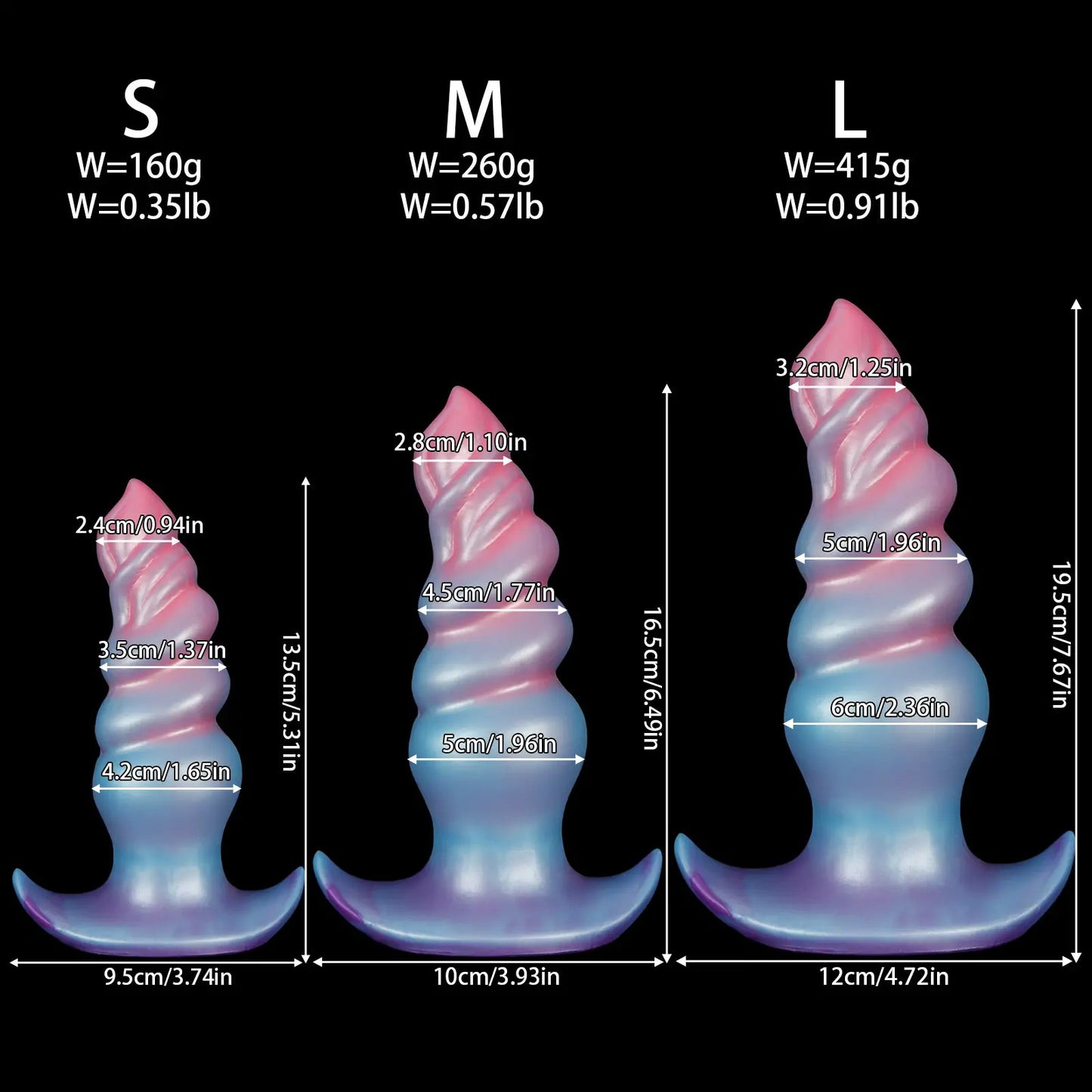 Unicorn Anal Plug - Soft Wearable Silicone