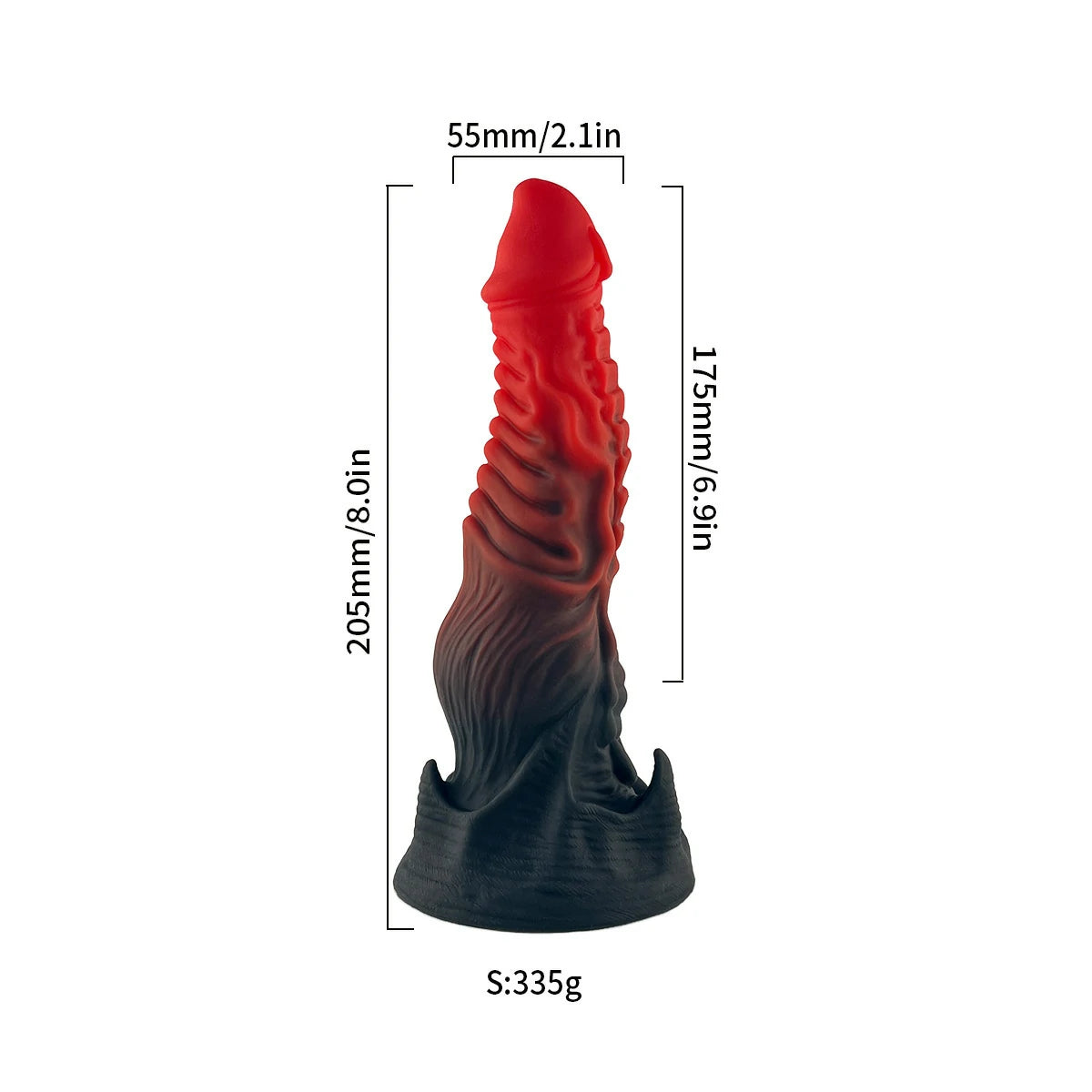 Vampire Dildo - Fantasy Curved Dildo 7 Inches