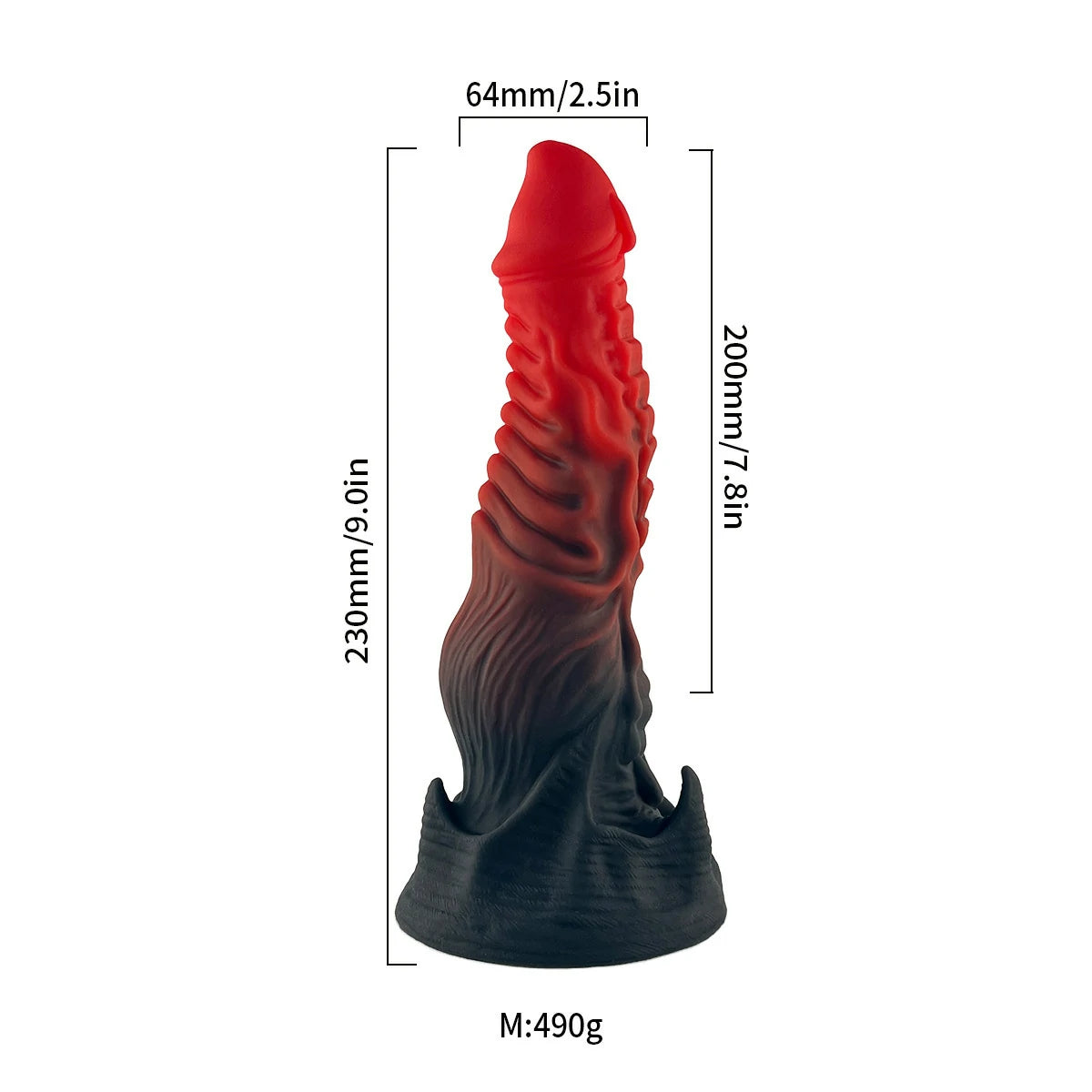 Vampire Dildo - Fantasy Curved Dildo 7 Inches