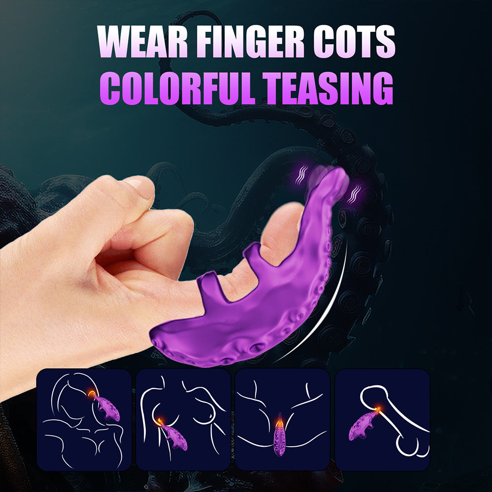 Venusfun Octopus Finger Vibrator G-spot Masturbator