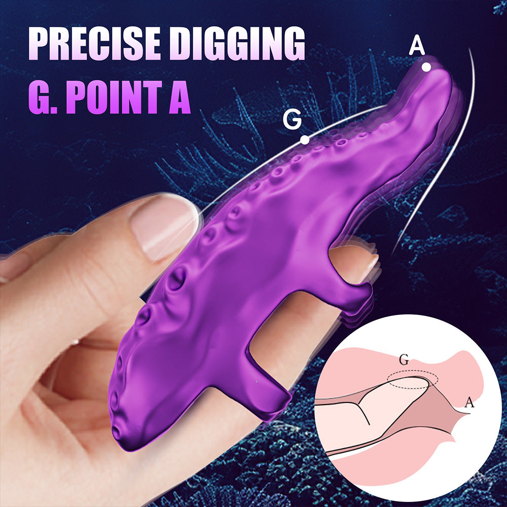 Venusfun Octopus Finger Vibrator G-spot Masturbator