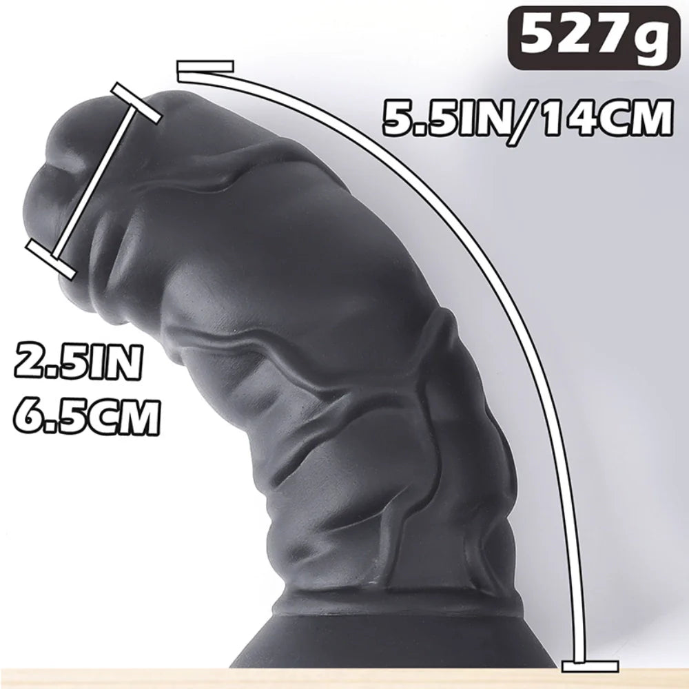 Venusfun Realistic Short Thick Wearable Dildo Harness for Deep Penetration All Genders