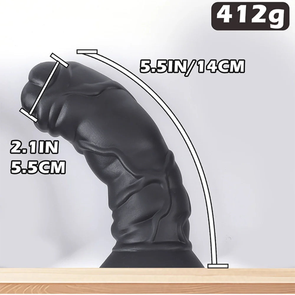 Venusfun Realistic Short Thick Wearable Dildo Harness for Deep Penetration All Genders