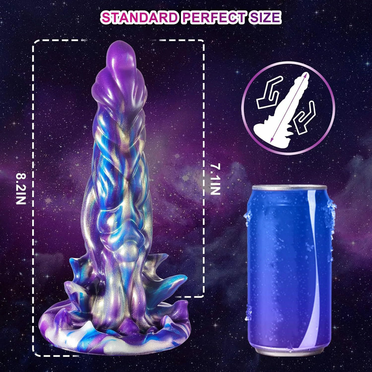 Vermilion Bird – Iridescent Fantasy Dildo