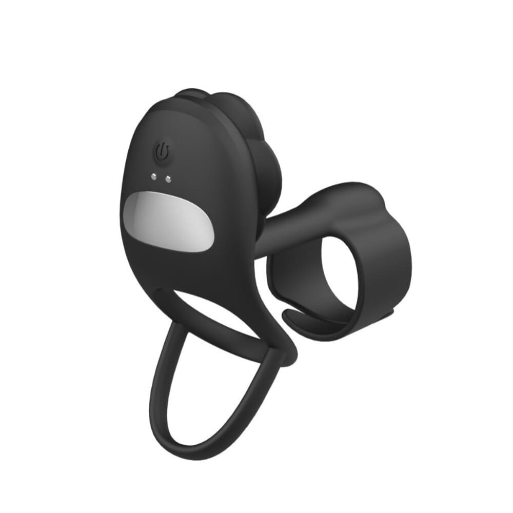 Vexar - 3 IN 1 Vibrating Penis Ring - Rose Clitoral Vibrator with Wireless Remote