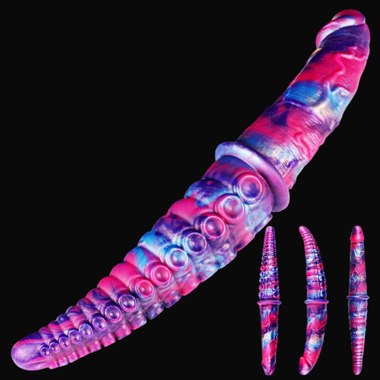 Veyra - 13.7 Inch Double Dildo with Tentacle & Realistic Texture