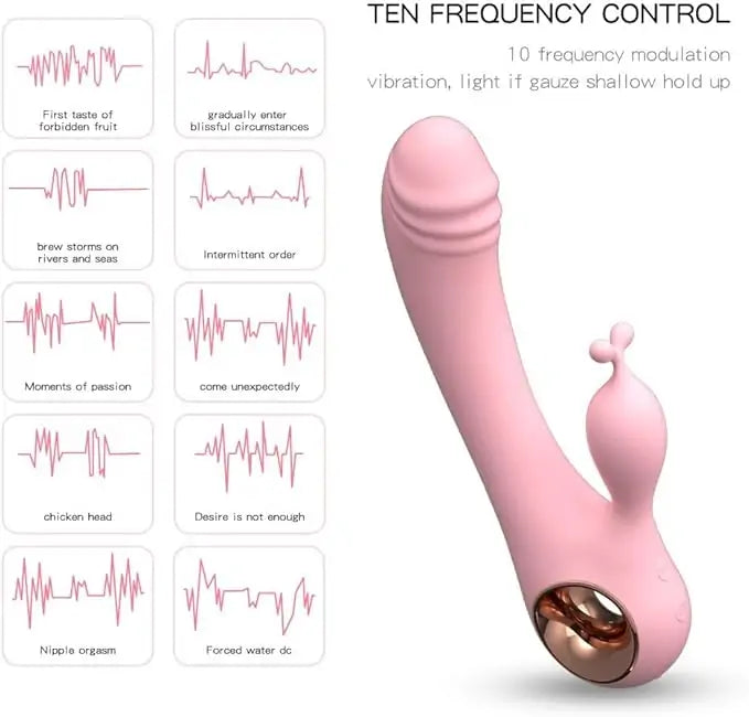 Vibrating Pink Dildo Dual Teaser