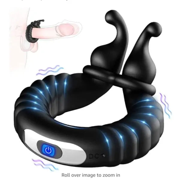 Vibrating Snails Cock Ring for Men with Remote