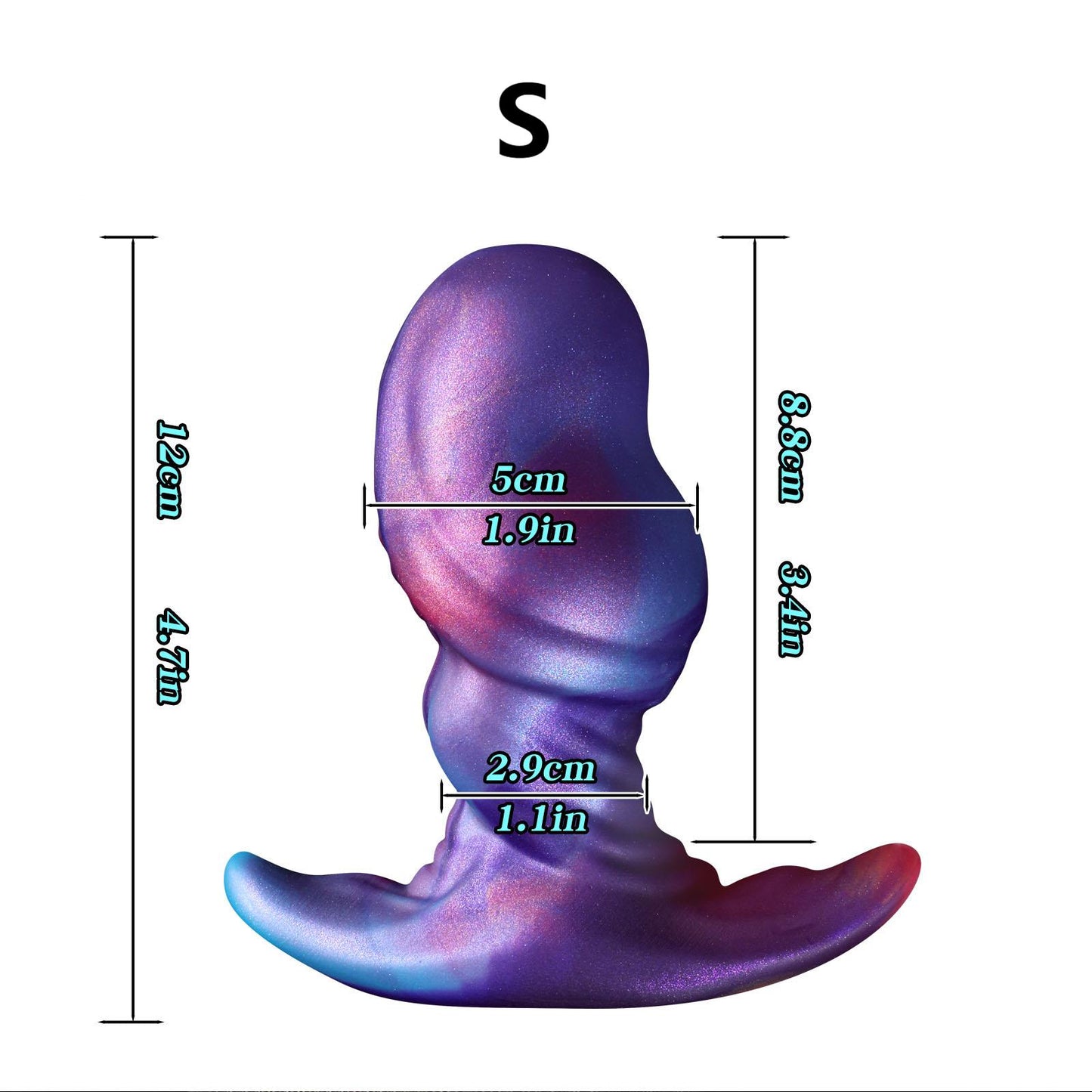 Wearable Big Glans Anal Plug