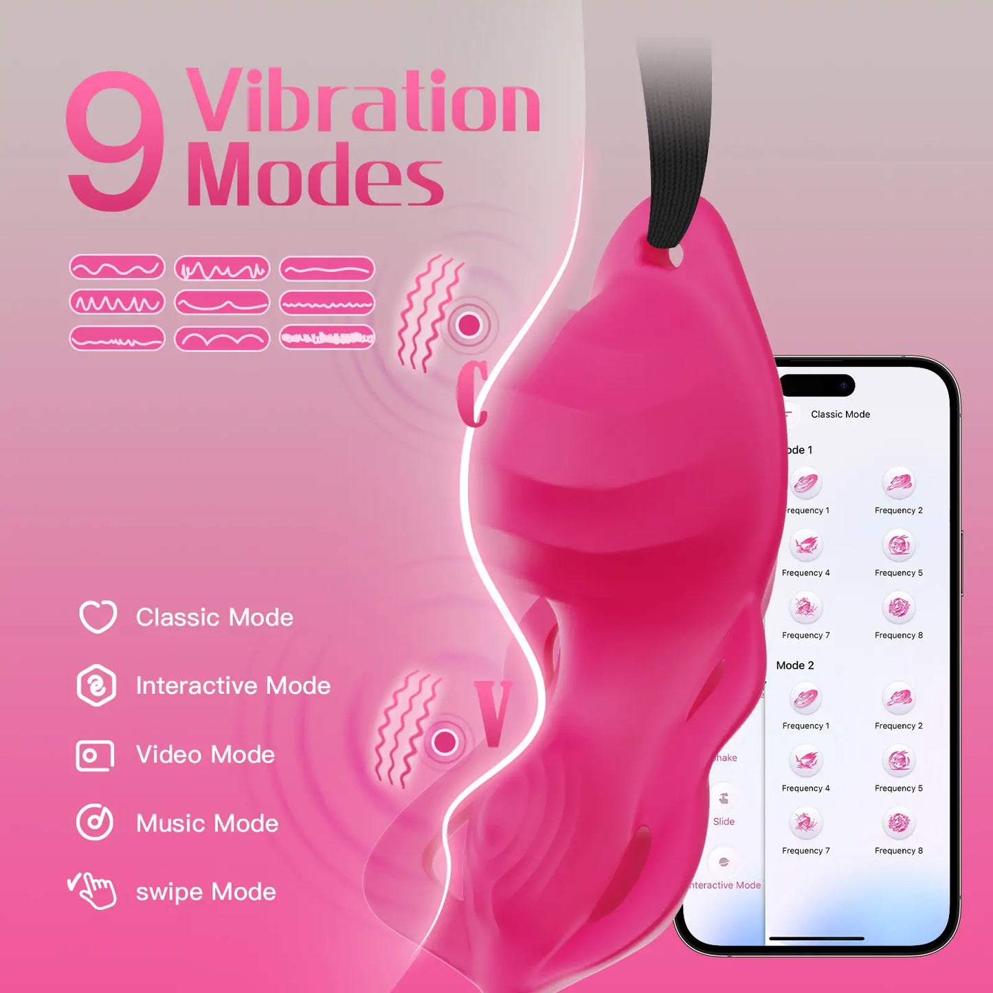 Wearable Clit Stimulator Panty Vibrator