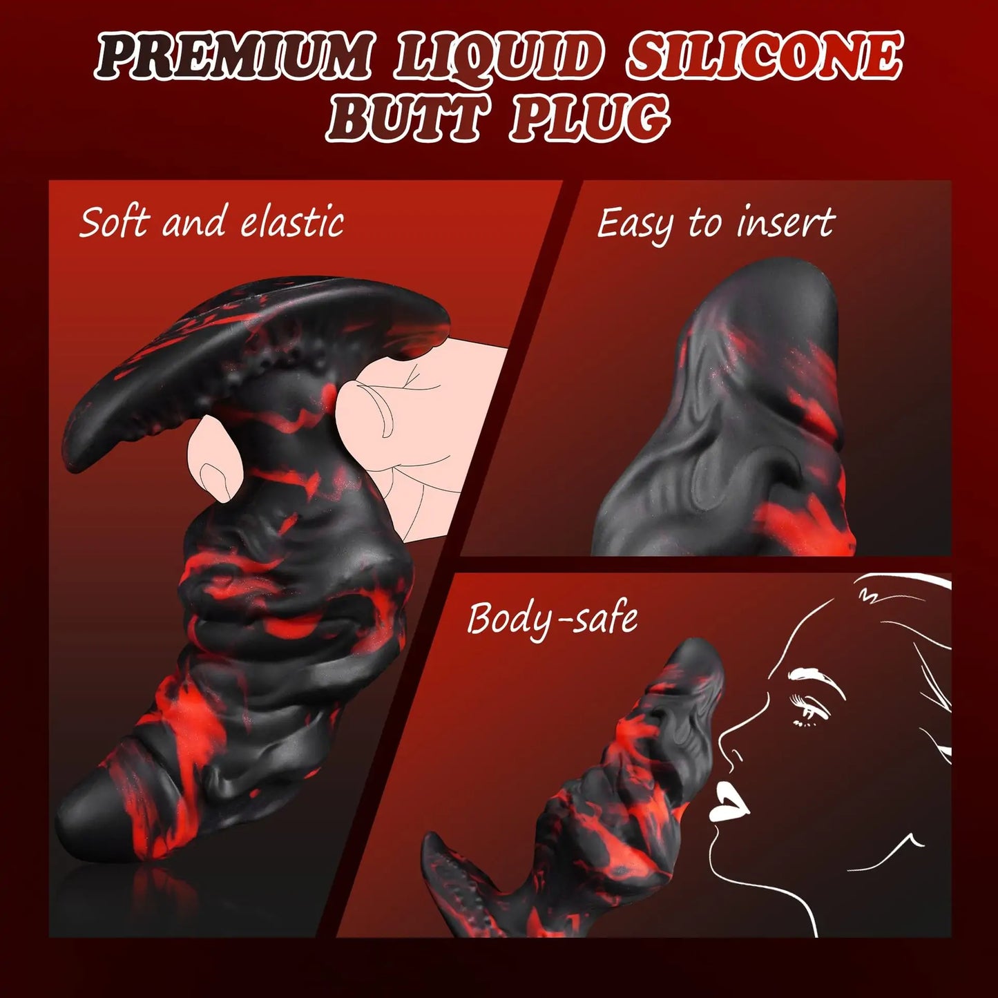 Wearable T-Base Silicone Butt Plug