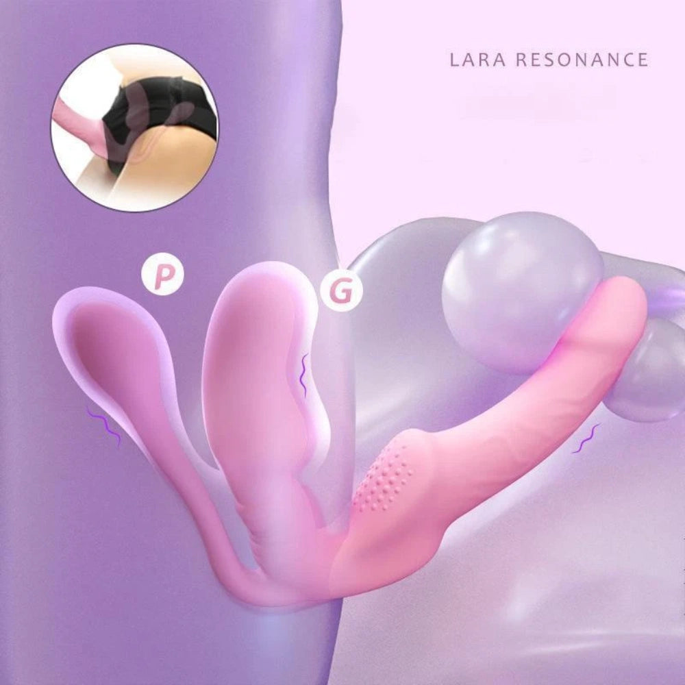 Wearable Triple-Motor Couples Vibrator
