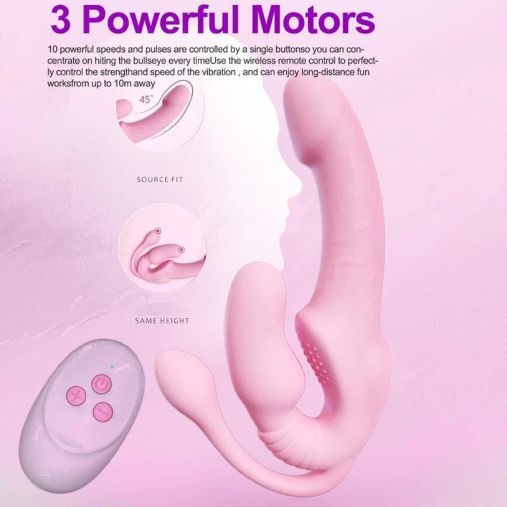 Wearable Triple-Motor Couples Vibrator