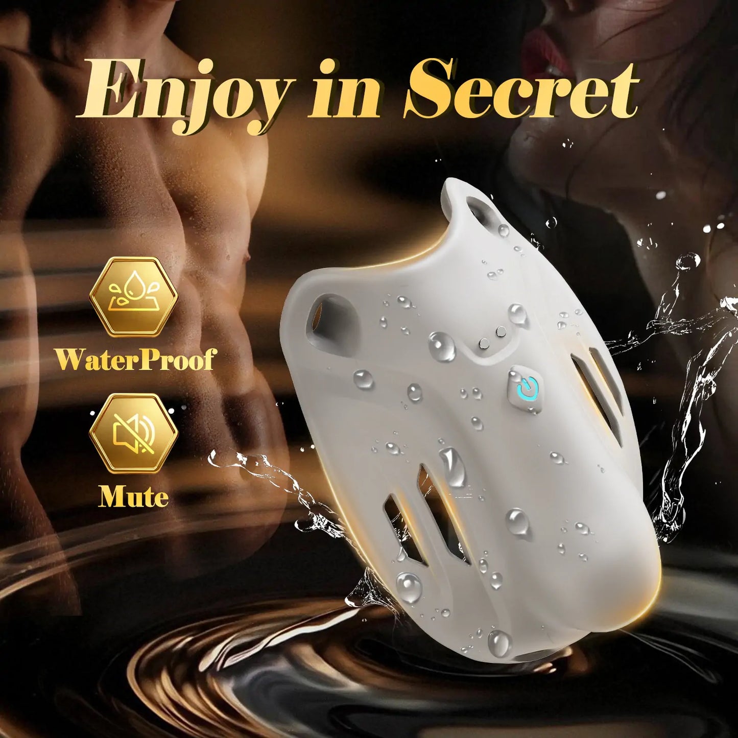 Wearable Vibrating Chastity Cage with App