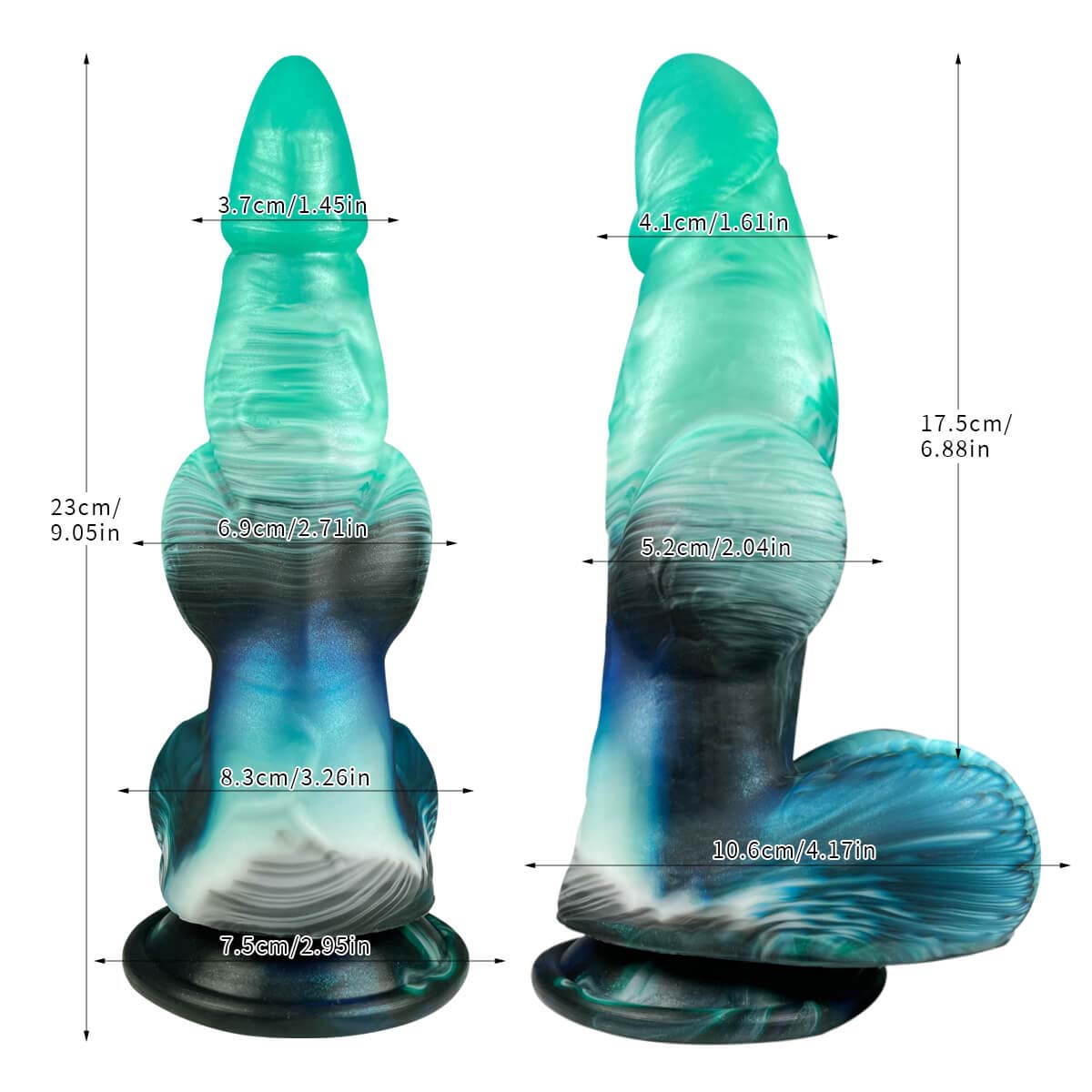 Will 9 Inch Inflatable Dildo