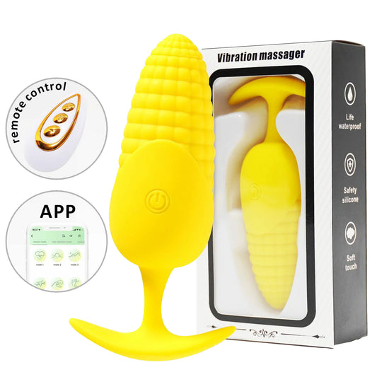 Wireless Corn Vibrating Butt Plug