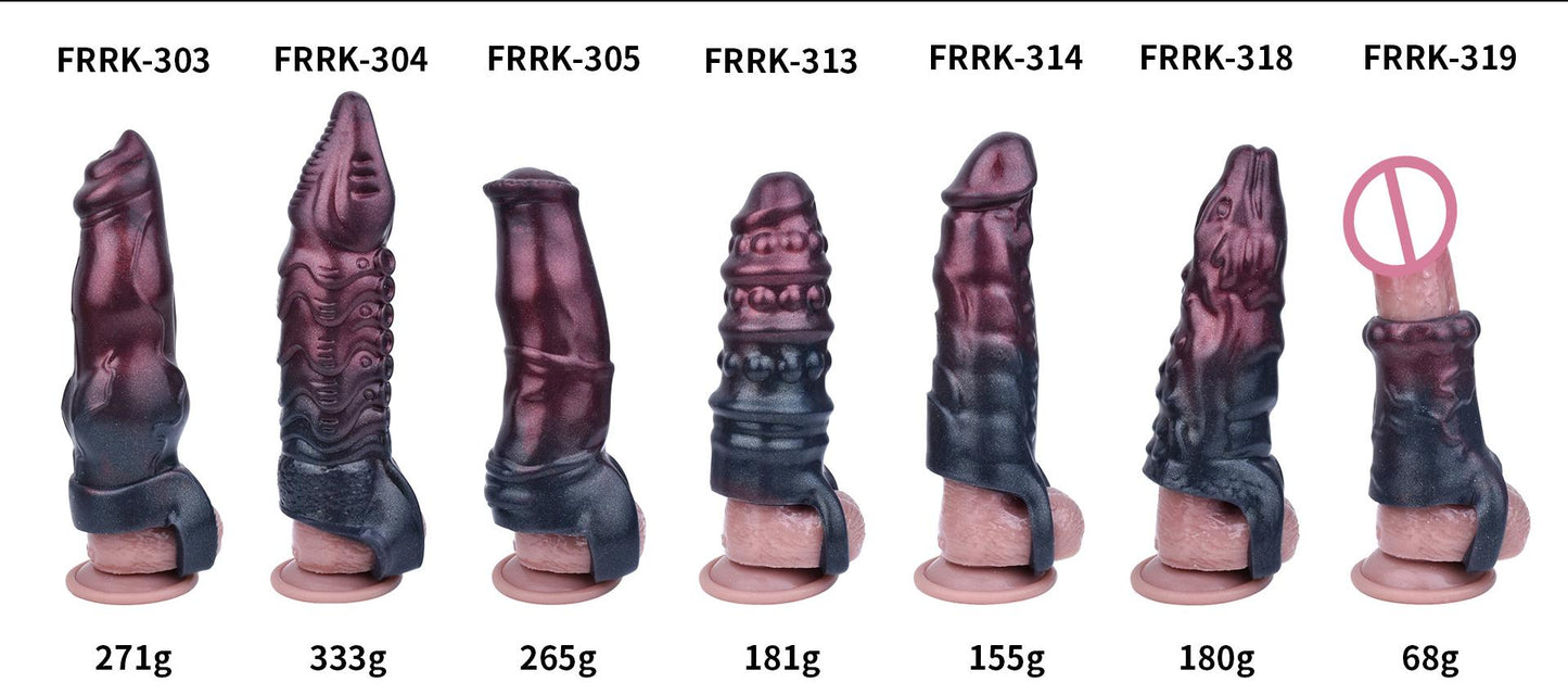 Platinum Silicone Fantasy Penis Sleeve