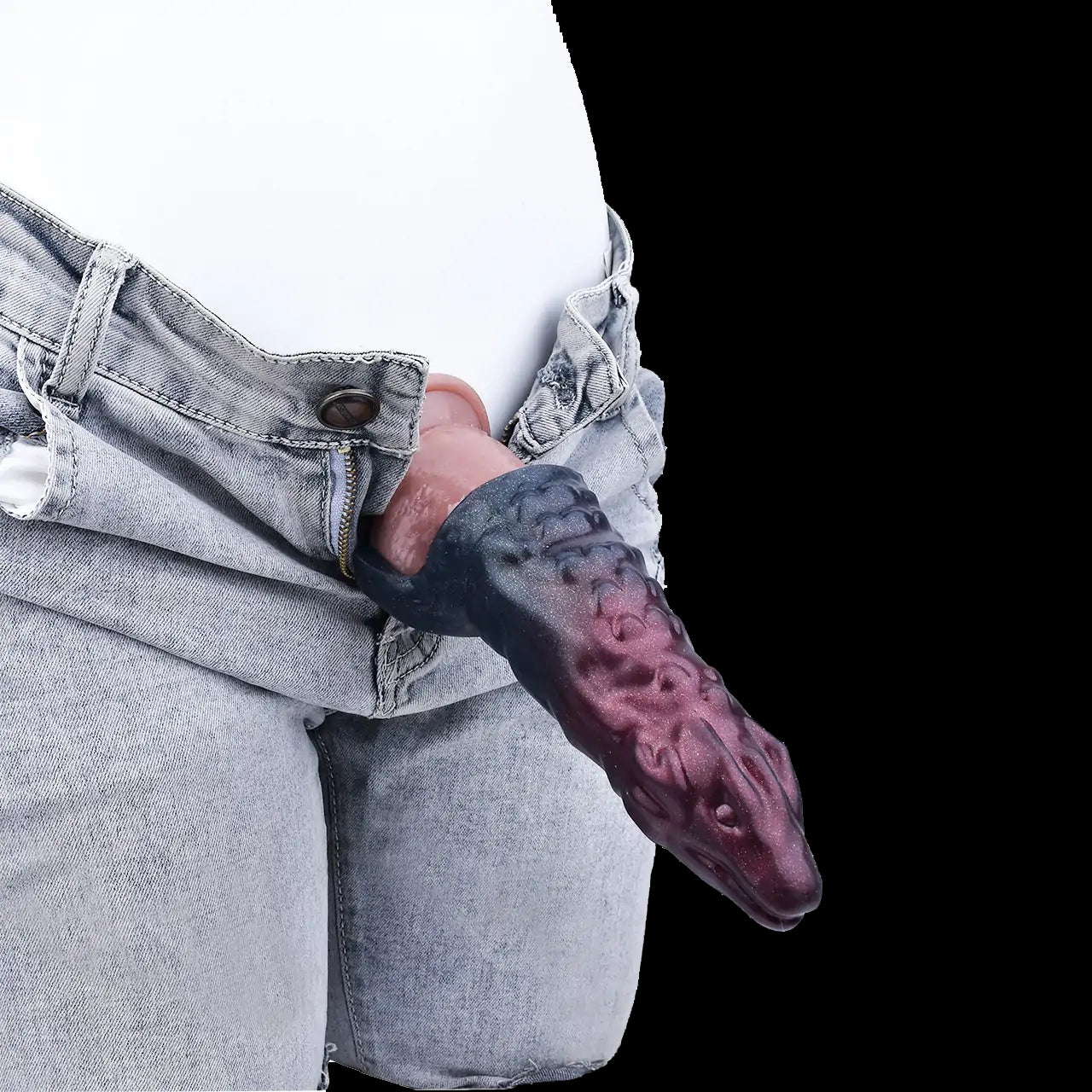 Platinum Silicone Fantasy Penis Sleeve