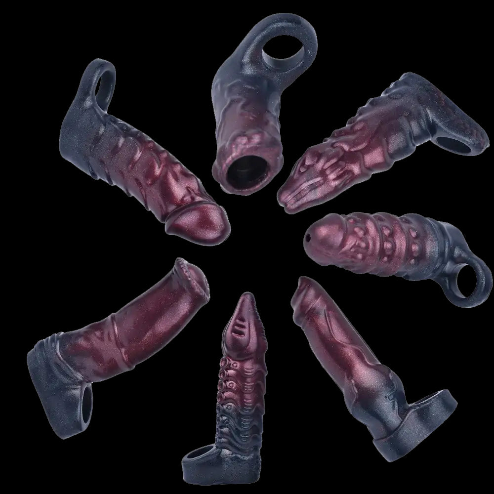 Platinum Silicone Fantasy Penis Sleeve