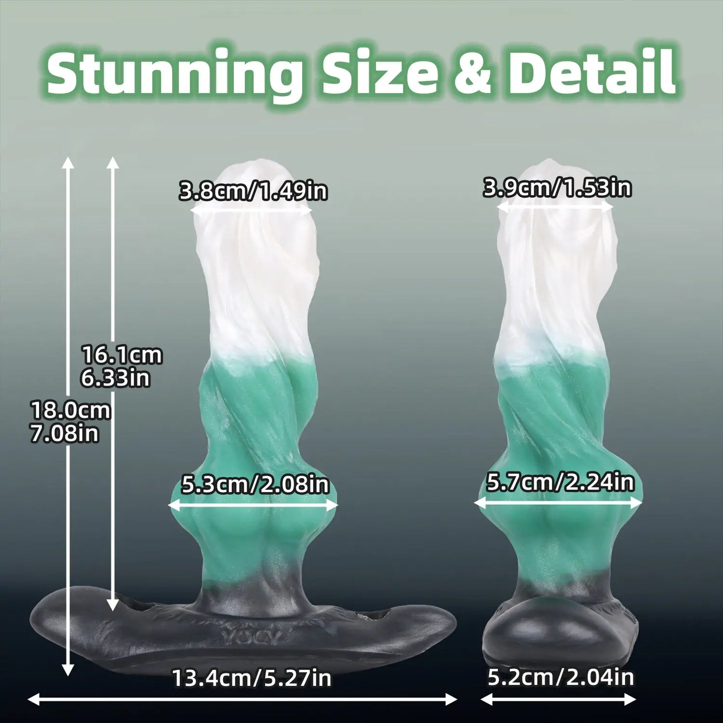 Wolf Fantasy Butt Plug with Elastic Strap