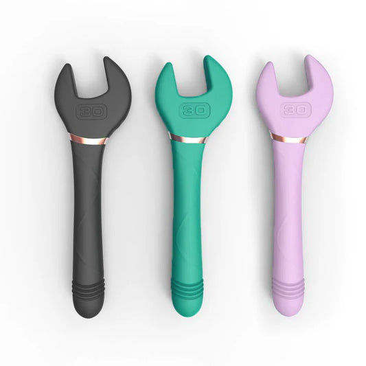 Wrench Thrusting G-Spot Vibrator with 10 Speeds